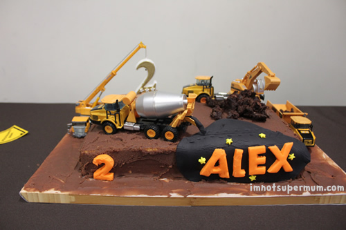 construction cake