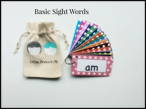 LKIA - Basic Sight Words Flash Cards