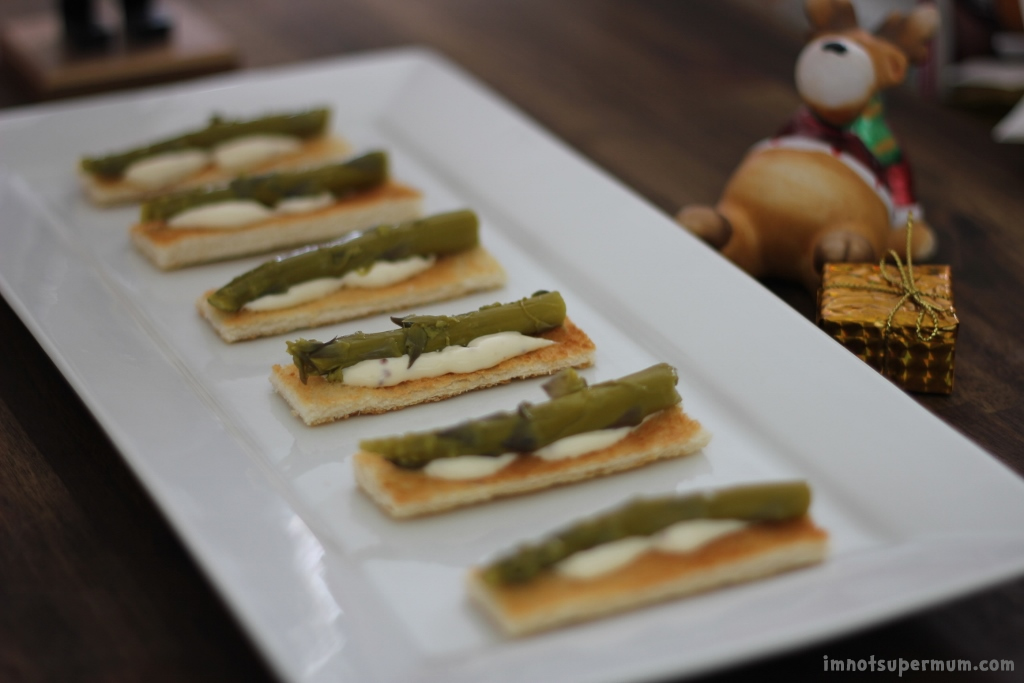 Asparagus Toast Canapé