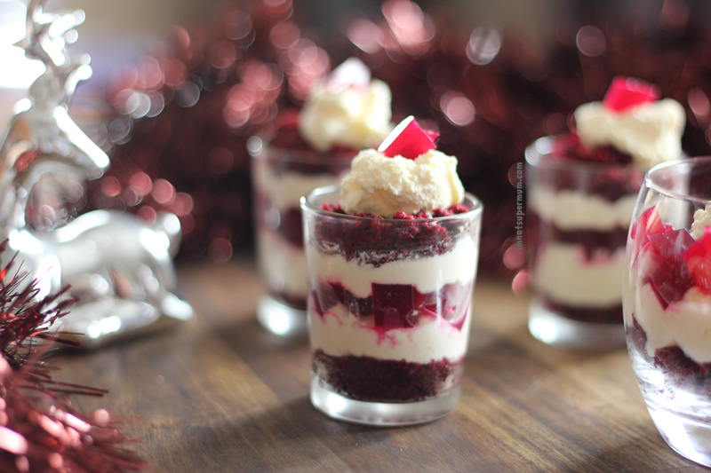 Beetroot Jelly Red Velvet Trifle