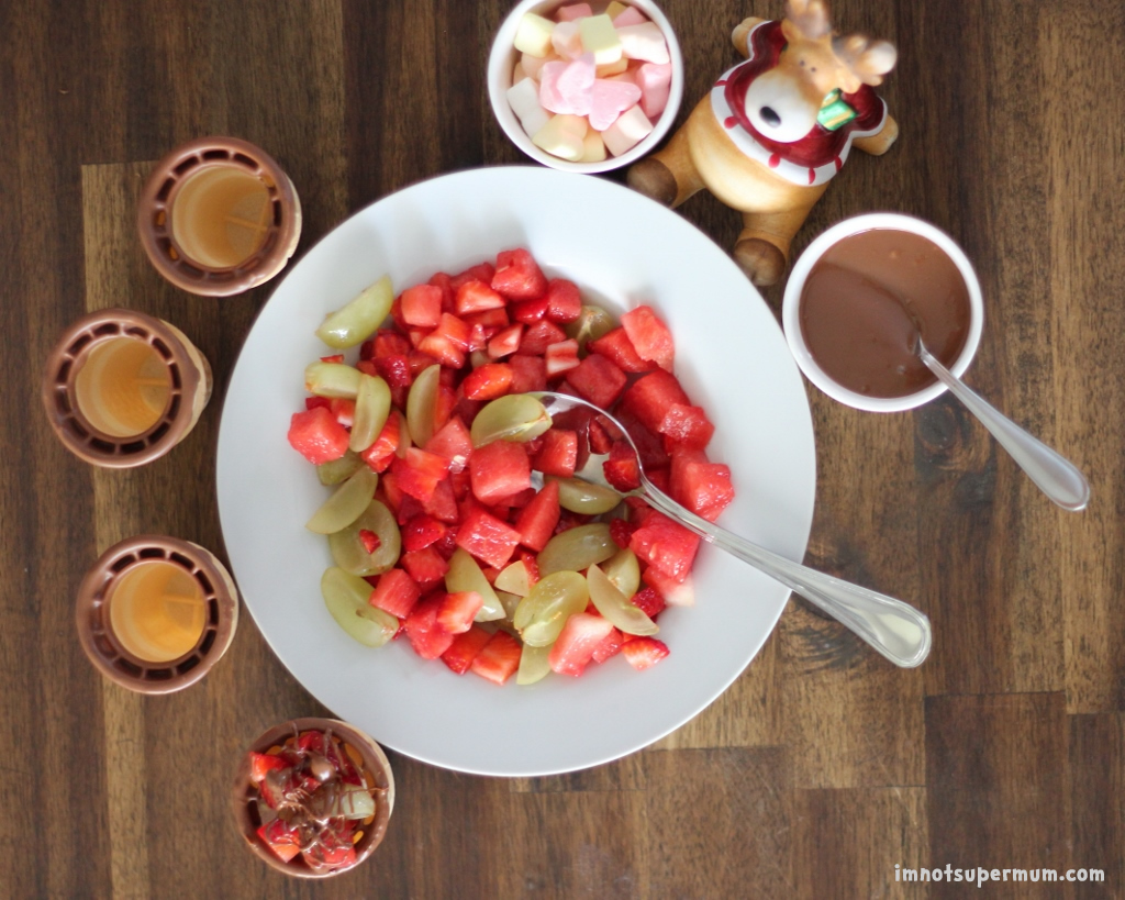 Chocolate Dipped Fruit Cones